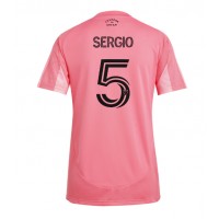 Echipament fotbal Inter Miami Sergio Busquets #5 Tricou Acasa 2025-26 pentru femei maneca scurta