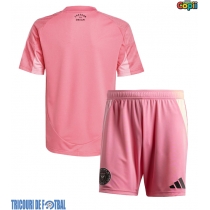Echipament fotbal Inter Miami Tricou Acasa 2025-26 pentru copii maneca scurta (+ Pantaloni scurti)