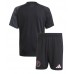 Echipament fotbal Inter Miami Tricou Deplasare 2025-26 pentru copii maneca scurta (+ Pantaloni scurti)