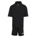 Echipament fotbal Inter Miami Tricou Deplasare 2026-27 pentru copii maneca scurta (+ Pantaloni scurti)