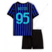 Echipament fotbal Inter Milan Alessandro Bastoni #95 Tricou Acasa 2025-26 pentru copii maneca scurta (+ Pantaloni scurti)