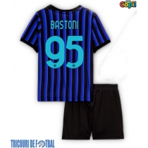 Echipament fotbal Inter Milan Alessandro Bastoni #95 Tricou Acasa 2025-26 pentru copii maneca scurta (+ Pantaloni scurti)