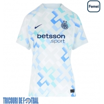 Echipament fotbal Inter Milan Alessandro Bastoni #95 Tricou Deplasare 2025-26 pentru femei maneca scurta