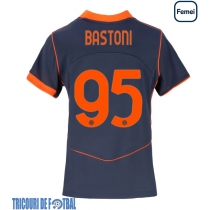 Echipament fotbal Inter Milan Alessandro Bastoni #95 Tricou Treilea 2025-26 pentru femei maneca scurta