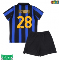 Echipament fotbal Inter Milan Benjamin Pavard #28 Tricou Acasa 2026-27 pentru copii maneca scurta (+ Pantaloni scurti)