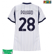Echipament fotbal Inter Milan Benjamin Pavard #28 Tricou Deplasare 2026-27 pentru femei maneca scurta