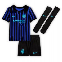 Echipament fotbal Inter Milan Davide Frattesi #16 Tricou Acasa 2025-26 pentru copii maneca scurta (+ Pantaloni scurti)
