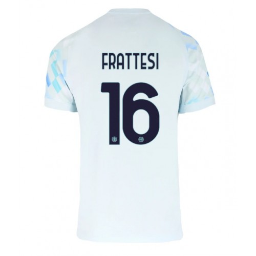 Echipament fotbal Inter Milan Davide Frattesi #16 Tricou Deplasare 2025-26 maneca scurta Echipament fotbal Inter Milan Davide Frattesi #16 Tricou Deplasare 2025-26 maneca scurta