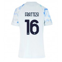 Echipament fotbal Inter Milan Davide Frattesi #16 Tricou Deplasare 2025-26 pentru femei maneca scurta