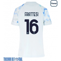 Echipament fotbal Inter Milan Davide Frattesi #16 Tricou Deplasare 2025-26 pentru femei maneca scurta