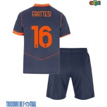 Echipament fotbal Inter Milan Davide Frattesi #16 Tricou Treilea 2025-26 pentru copii maneca scurta (+ Pantaloni scurti)