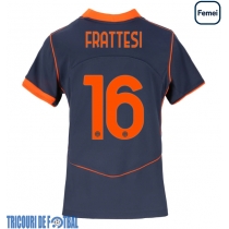 Echipament fotbal Inter Milan Davide Frattesi #16 Tricou Treilea 2025-26 pentru femei maneca scurta
