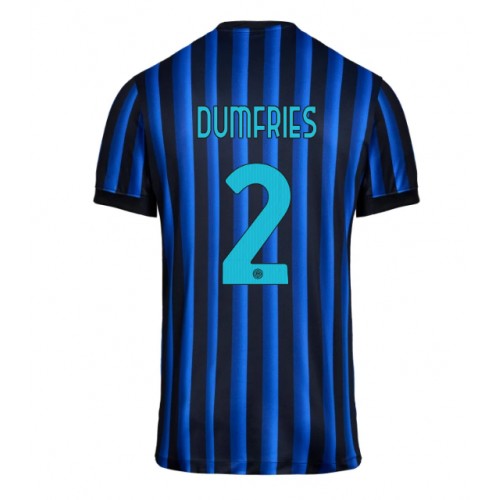 Echipament fotbal Inter Milan Denzel Dumfries #2 Tricou Acasa 2025-26 maneca scurta Echipament fotbal Inter Milan Denzel Dumfries #2 Tricou Acasa 2025-26 maneca scurta