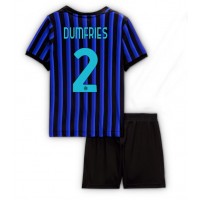 Echipament fotbal Inter Milan Denzel Dumfries #2 Tricou Acasa 2025-26 pentru copii maneca scurta (+ Pantaloni scurti)