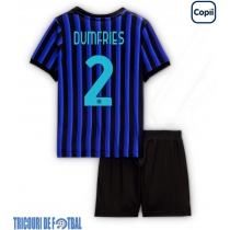 Echipament fotbal Inter Milan Denzel Dumfries #2 Tricou Acasa 2025-26 pentru copii maneca scurta (+ Pantaloni scurti)