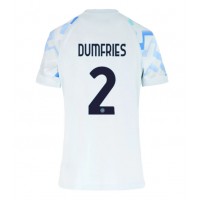 Echipament fotbal Inter Milan Denzel Dumfries #2 Tricou Deplasare 2025-26 pentru femei maneca scurta