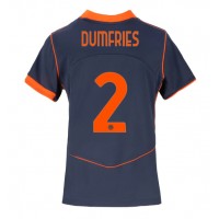 Echipament fotbal Inter Milan Denzel Dumfries #2 Tricou Treilea 2025-26 pentru femei maneca scurta