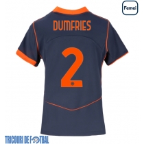 Echipament fotbal Inter Milan Denzel Dumfries #2 Tricou Treilea 2025-26 pentru femei maneca scurta