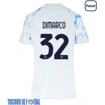 Echipament fotbal Inter Milan Federico Dimarco #32 Tricou Deplasare 2025-26 pentru femei maneca scurta