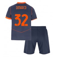 Echipament fotbal Inter Milan Federico Dimarco #32 Tricou Treilea 2025-26 pentru copii maneca scurta (+ Pantaloni scurti)