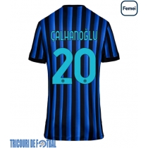Echipament fotbal Inter Milan Hakan Calhanoglu #20 Tricou Acasa 2025-26 pentru femei maneca scurta