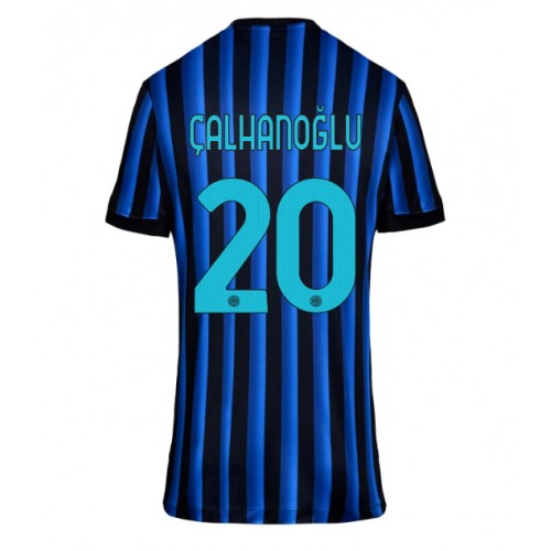 Echipament fotbal Inter Milan Hakan Calhanoglu #20 Tricou Acasa 2025-26 pentru femei maneca scurta Echipament fotbal Inter Milan Hakan Calhanoglu #20 Tricou Acasa 2025-26 pentru femei maneca scurta