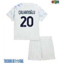 Echipament fotbal Inter Milan Hakan Calhanoglu #20 Tricou Deplasare 2025-26 pentru copii maneca scurta (+ Pantaloni scurti)