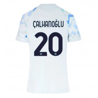 Echipament fotbal Inter Milan Hakan Calhanoglu #20 Tricou Deplasare 2025-26 pentru femei maneca scurta