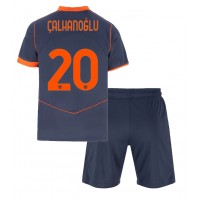 Echipament fotbal Inter Milan Hakan Calhanoglu #20 Tricou Treilea 2025-26 pentru copii maneca scurta (+ Pantaloni scurti)