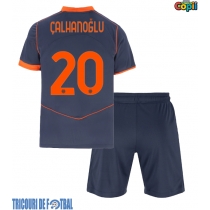 Echipament fotbal Inter Milan Hakan Calhanoglu #20 Tricou Treilea 2025-26 pentru copii maneca scurta (+ Pantaloni scurti)