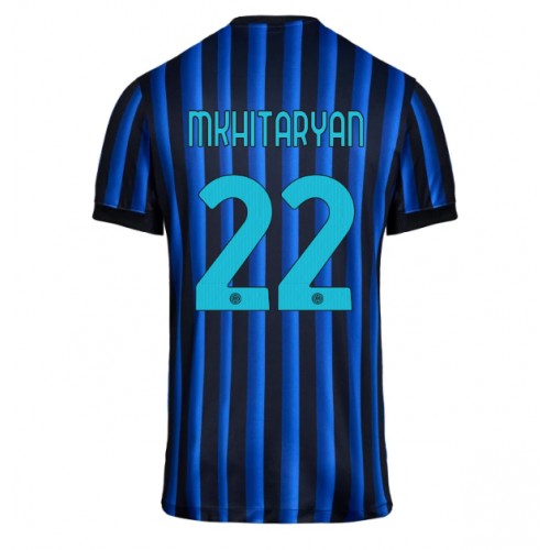 Echipament fotbal Inter Milan Henrikh Mkhitaryan #22 Tricou Acasa 2025-26 maneca scurta Echipament fotbal Inter Milan Henrikh Mkhitaryan #22 Tricou Acasa 2025-26 maneca scurta