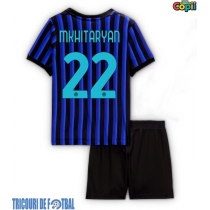 Echipament fotbal Inter Milan Henrikh Mkhitaryan #22 Tricou Acasa 2025-26 pentru copii maneca scurta (+ Pantaloni scurti)