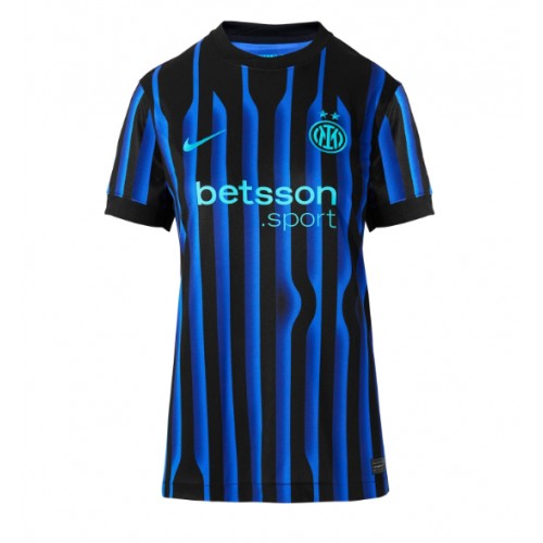 Echipament fotbal Inter Milan Henrikh Mkhitaryan #22 Tricou Acasa 2025-26 pentru femei maneca scurta Echipament fotbal Inter Milan Henrikh Mkhitaryan #22 Tricou Acasa 2025-26 pentru femei maneca scurta
