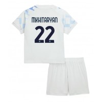 Echipament fotbal Inter Milan Henrikh Mkhitaryan #22 Tricou Deplasare 2025-26 pentru copii maneca scurta (+ Pantaloni scurti)