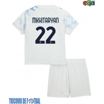 Echipament fotbal Inter Milan Henrikh Mkhitaryan #22 Tricou Deplasare 2025-26 pentru copii maneca scurta (+ Pantaloni scurti)