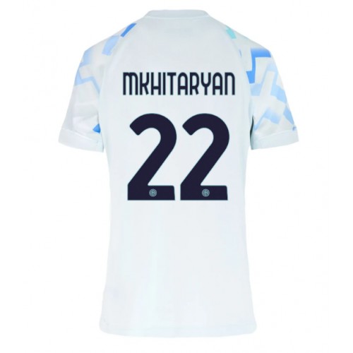 Echipament fotbal Inter Milan Henrikh Mkhitaryan #22 Tricou Deplasare 2025-26 pentru femei maneca scurta Echipament fotbal Inter Milan Henrikh Mkhitaryan #22 Tricou Deplasare 2025-26 pentru femei maneca scurta