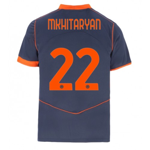Echipament fotbal Inter Milan Henrikh Mkhitaryan #22 Tricou Treilea 2025-26 maneca scurta Echipament fotbal Inter Milan Henrikh Mkhitaryan #22 Tricou Treilea 2025-26 maneca scurta