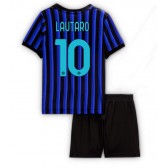 Echipament fotbal Inter Milan Lautaro Martinez #10 Tricou Acasa 2025-26 pentru copii maneca scurta (+ Pantaloni scurti)