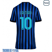 Echipament fotbal Inter Milan Lautaro Martinez #10 Tricou Acasa 2025-26 pentru femei maneca scurta
