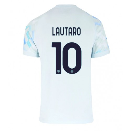 Echipament fotbal Inter Milan Lautaro Martinez #10 Tricou Deplasare 2025-26 maneca scurta Echipament fotbal Inter Milan Lautaro Martinez #10 Tricou Deplasare 2025-26 maneca scurta