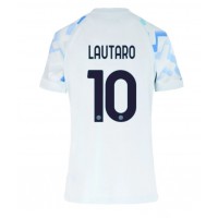 Echipament fotbal Inter Milan Lautaro Martinez #10 Tricou Deplasare 2025-26 pentru femei maneca scurta