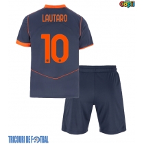 Echipament fotbal Inter Milan Lautaro Martinez #10 Tricou Treilea 2025-26 pentru copii maneca scurta (+ Pantaloni scurti)