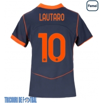 Echipament fotbal Inter Milan Lautaro Martinez #10 Tricou Treilea 2025-26 pentru femei maneca scurta
