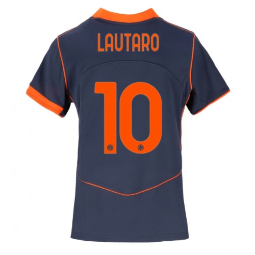 Echipament fotbal Inter Milan Lautaro Martinez #10 Tricou Treilea 2025-26 pentru femei maneca scurta Echipament fotbal Inter Milan Lautaro Martinez #10 Tricou Treilea 2025-26 pentru femei maneca scurta