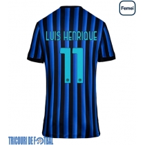 Echipament fotbal Inter Milan Luis Henrique #11 Tricou Acasa 2025-26 pentru femei maneca scurta