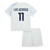 Echipament fotbal Inter Milan Luis Henrique #11 Tricou Deplasare 2025-26 pentru copii maneca scurta (+ Pantaloni scurti)