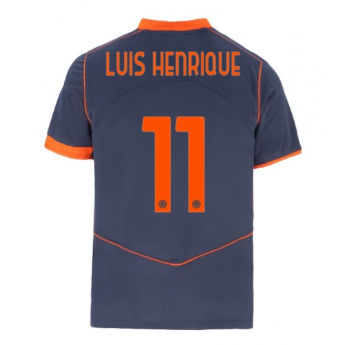 Echipament fotbal Inter Milan Luis Henrique #11 Tricou Treilea 2025-26 maneca scurta Echipament fotbal Inter Milan Luis Henrique #11 Tricou Treilea 2025-26 maneca scurta