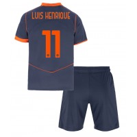 Echipament fotbal Inter Milan Luis Henrique #11 Tricou Treilea 2025-26 pentru copii maneca scurta (+ Pantaloni scurti)
