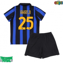 Echipament fotbal Inter Milan Manuel Akanji #25 Tricou Acasa 2026-27 pentru copii maneca scurta (+ Pantaloni scurti)