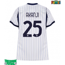 Echipament fotbal Inter Milan Manuel Akanji #25 Tricou Deplasare 2026-27 pentru femei maneca scurta